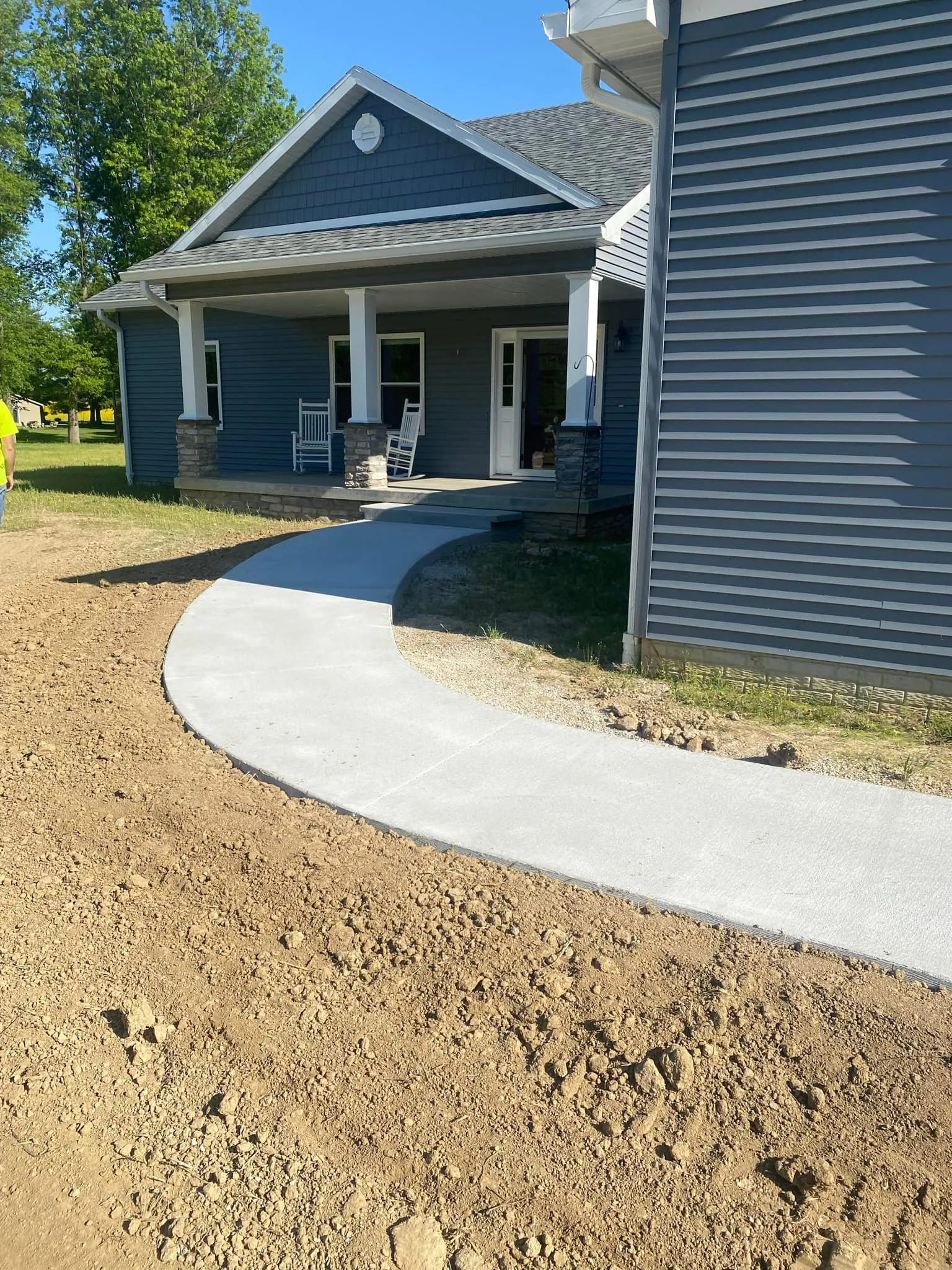 Front porch sidewalk