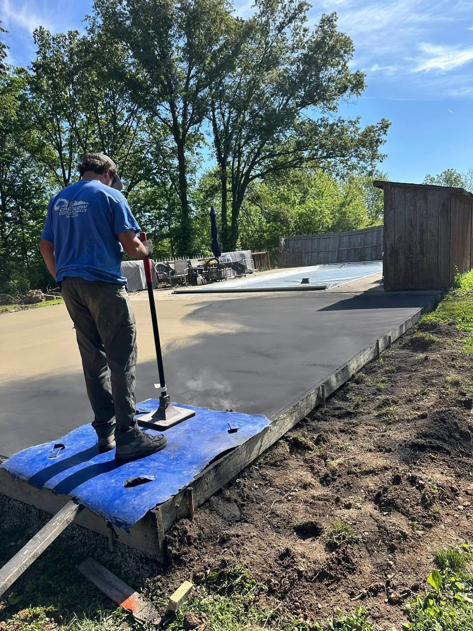 Croslow Concrete team at work